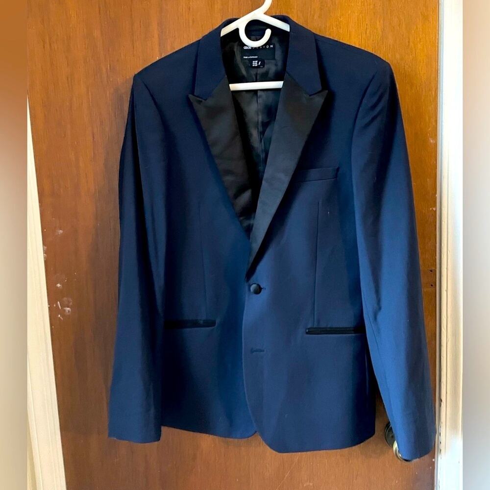 ASOS midnight blue tuxedo jacket